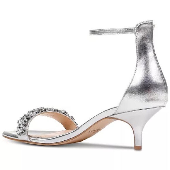 BADGLEY MISCHKA DASH KITTEN HEEL SANDALS - Picture 4 of 10